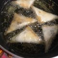 優希優希優希's cooksnap of when they made あっさり味☆はんぺんと塩昆布の三角春巻き.