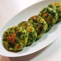 ♡CHIRINA♡'s cooksnap of when they made 栄養満点☆ほうれん草のジャガイモ餅.