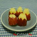 こたらパッド's cooksnap of when they made チューリップりんご.