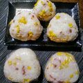 宝美空's cooksnap of when they made クエン酸効果がマル！コーンと梅のおにぎり.