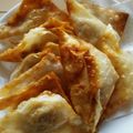 かなくんマミー's cooksnap of when they made 簡単美味しい！ツナとチーズの揚げワンタン.