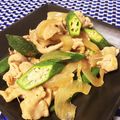 そらいろ猫's cooksnap of when they made 豚肉のすりおろしにんにく炒め.