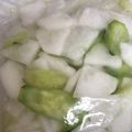 ゆうこりんp's cooksnap of when they made 低糖おかず☆大根とキュウリの甘酢漬.