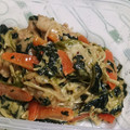 たった。's cooksnap of when they made 鶏もも肉と野菜とえのきだけのマヨマス炒め.