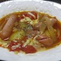 ジョングレ's cooksnap of when they made トマトチーズ煮込み♪まるごとソーセージ.