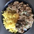 クックHU45VE☆'s cooksnap of when they made 沢庵納豆卵☆TNTKGのすすめ.
