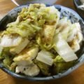 低カロ探検隊's cooksnap of when they made 白菜と豆腐の炒め物★.