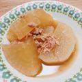Crewさん's cooksnap of when they made 大根とツナの煮物.
