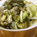 低カロ探検隊's cooksnap of when they made レタスと高菜の野菜炒め.