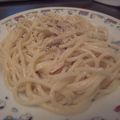 hagumin's cooksnap of when they made 牛乳で☆あっさりカルボナーラ.