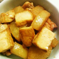 yuyuken's cooksnap of when they made 厚揚げと大根のピリ辛★オイスターソース煮.