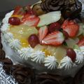 桔梗☆'s cooksnap of when they made 結婚祝いのケーキ@記録用.