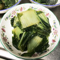 かなヒロ's cooksnap of when they made 白菜の葉だけで簡単☆中華風オイごま炒め.