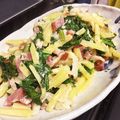 4kidsmama♡'s cooksnap of when they made カリーノケールのベーコンとじゃがマヨ炒め.