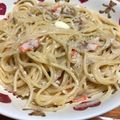 さらつむとし's cooksnap of when they made シーチキンと白菜の、濃厚クリームパスタ！.