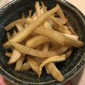 meyan's cooksnap of when they made 青パパイヤのきんぴら.