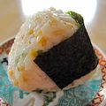 mcc5646's cooksnap of when they made 簡単　天むす★狸★天かすおにぎり.