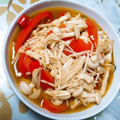 らいあんあずき's cooksnap of when they made 簡単常備菜☆パプリカ木の子の和風マリネ☆.