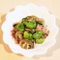 Richland☆Y's cooksnap of when they made そら豆とマッシュルームとベーコンのソテー.