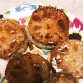 Kina0722's cooksnap of when they made 甘辛たれのれんこんのはさみ焼き♡.
