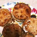 Kina0722's cooksnap of when they made 甘辛たれのれんこんのはさみ焼き♡.