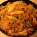 PSR201's cooksnap of when they made ひき肉でネギ牛丼.