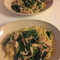 クックPW9C2T☆'s cooksnap of when they made ほうれん草のクリームスパゲッティ.