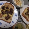 よちりん's cooksnap of when they made 甘栗×胡桃のハニーチーズトースト.