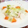mmameco's cooksnap of when they made 時短シチュー★白菜、人参、長いも、鳥ハム.