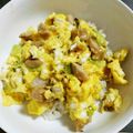 雲雀ころね's cooksnap of when they made キャベツとウインナーと卵のとろり丼.