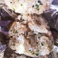 クックG9YEPA☆'s cooksnap of when they made 朝食❀間食に♪しらすとチーズの焼おにぎり.