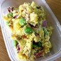 hiromi17's cooksnap of when they made サツマイモと枝豆のサラダ♡お弁当にも♡.
