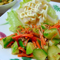 みゅう☆～ず♪'s cooksnap of when they made きゅうりとにんじんのおかか和え♬.