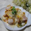miyuki12's cooksnap of when they made かぼちゃのカレー味サラダ.