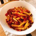 machat's cooksnap of when they made 薩摩芋とベーコンの塩きんぴら。.