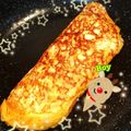 いずぅとゆーま's cooksnap of when they made ライスオムレツ　～卵かけご飯の延長～.
