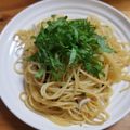 なおママchan's cooksnap of when they made しらすと大葉のパスタ*バターしょうゆ味★.