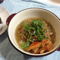 o^o^oayuayu's cooksnap of when they made ☆お餅のあげあげおろし納豆☆.