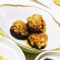 ぴあの＊'s cooksnap of when they made 旨みたっぷりぃ♪シイタケの肉詰めフライ.