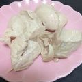 ょぼょぼ's cooksnap of when they made 減塩☆鶏胸肉、生姜、大葉の酒蒸し.