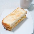 ＊ｃｌｏｖｅｒ＊'s cooksnap of when they made 「グリル」トーストでホットサンド.