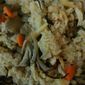 ふにに's cooksnap of when they made 炊飯器におまかせ♪失敗しない舞茸おこわ.