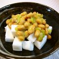 runa10's cooksnap of when they made はんぺんdeネバネバ納豆.