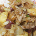 kimimaruo's cooksnap of when they made さつま芋と蓮根と豚肉の味噌マヨ炒め✿.