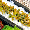 megmek's cooksnap of when they made かぶの葉とちりめんじゃこのふりかけ.