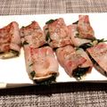 ruricom's cooksnap of when they made みょうがのベーコンチーズ巻き.