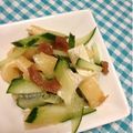 ぽぽきゅ's cooksnap of when they made きゅうりと薄揚げの梅ポン酢和え.