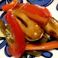 mico0708's cooksnap of when they made ちくわの南蛮漬け.