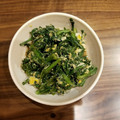 さきこけし's cooksnap of when they made 100円副菜☆菊菜の卵とじ☆香りを楽しむ.