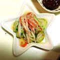 Brittany▸▸'s cooksnap of when they made ♡胡瓜とカニカマの酢の物♡.